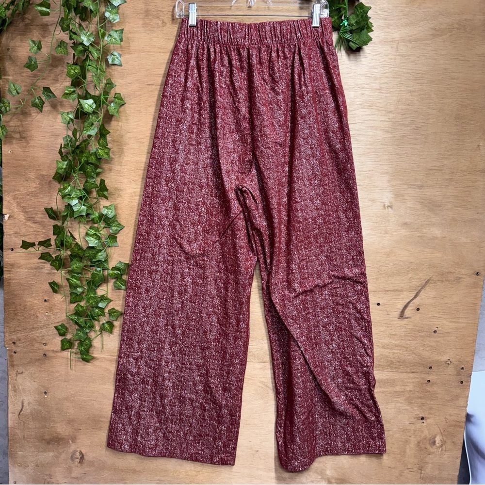 Zenana Outfitters Red Wide Leg Pants size Large - Picture 4 of 7